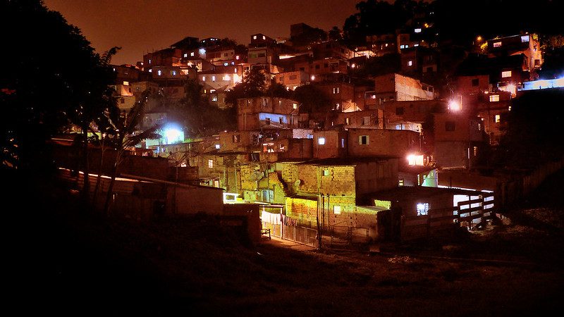 Favelas of rio de janeiro shanty town