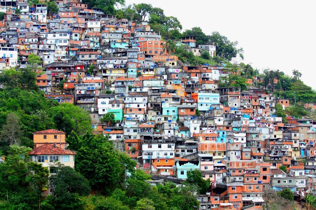 Favelas of rio de janeiro – shanty town