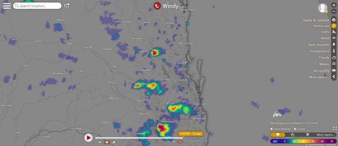 Severe Thunderstorm Warning For Se Queensland 24/11/2020