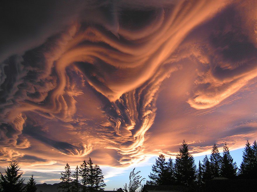Cloud formations strange weird unique weather