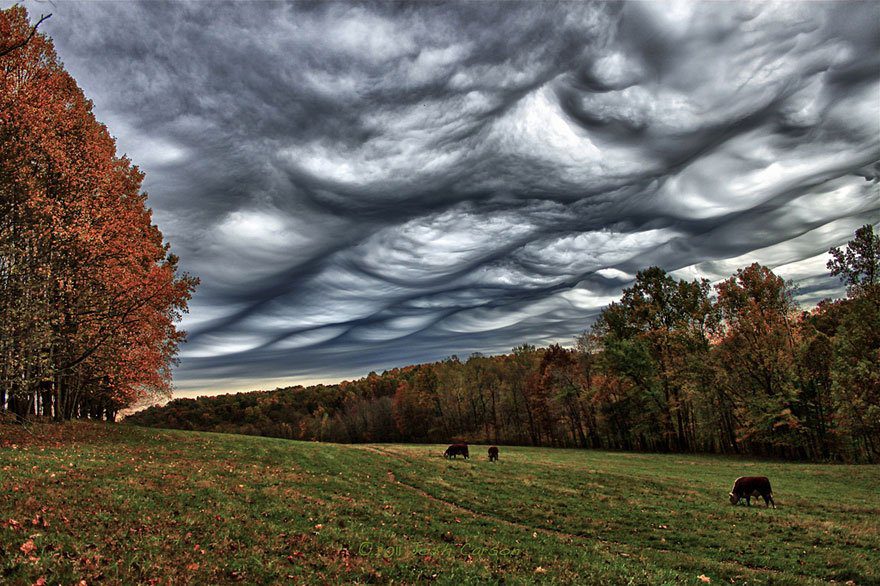 Cloud formations strange weird unique weather