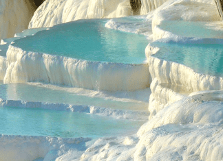 the natural thermal pools of pamukkale