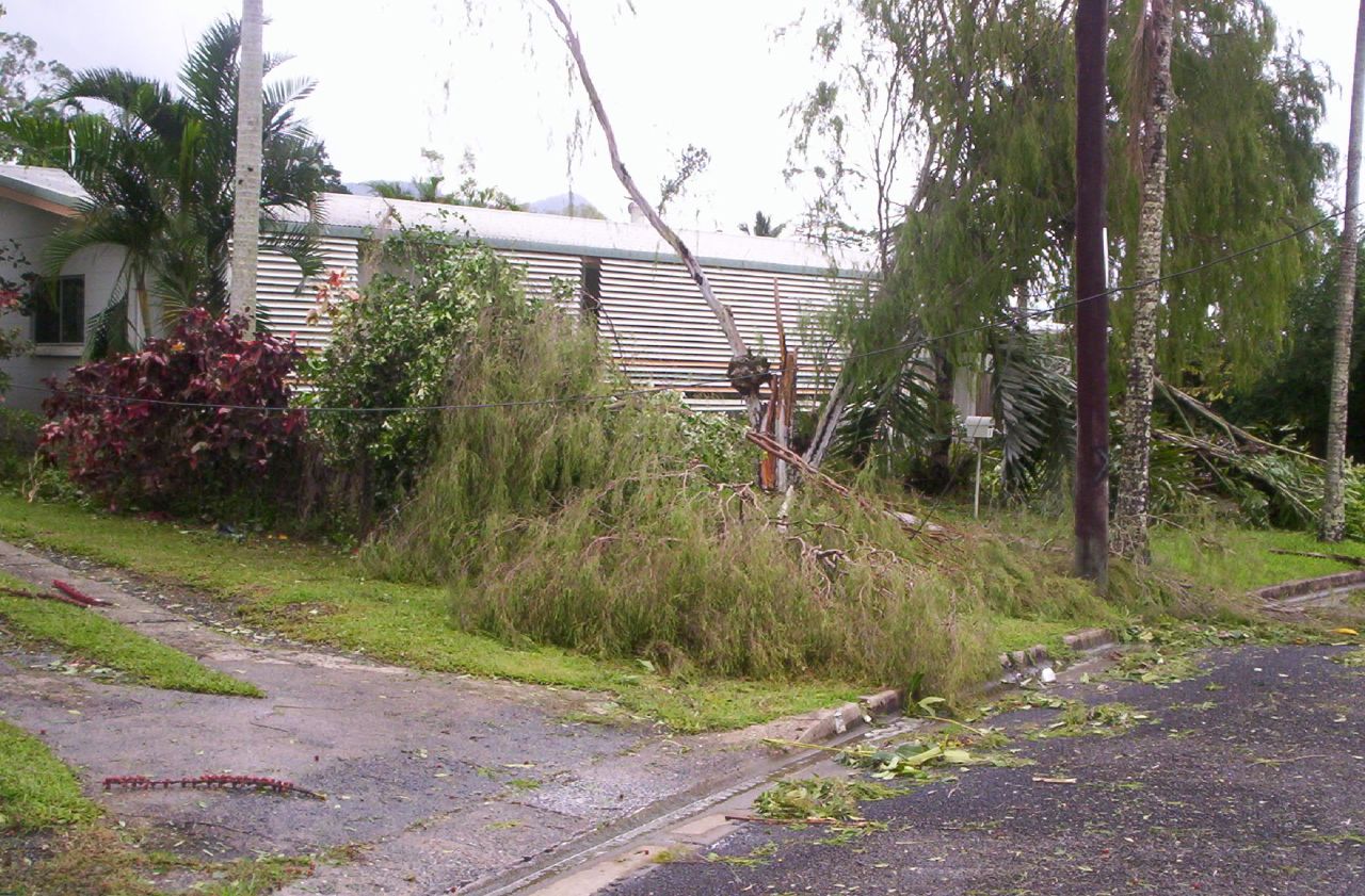 Cyclone larry damage in edmonton