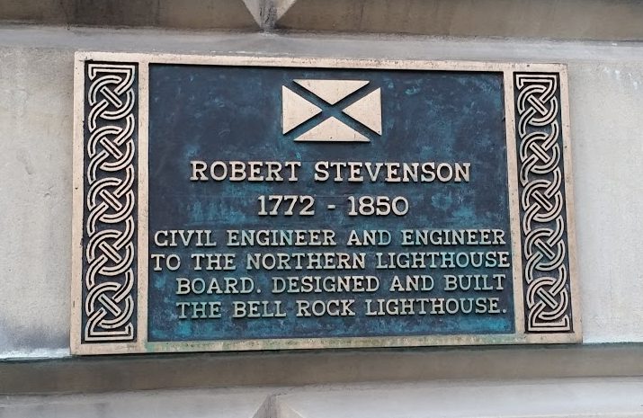 Robert stevenson 1772-1850 civil engineer and engineer to the northern lighthouse board. Designed and built the bell rock lighthouse.