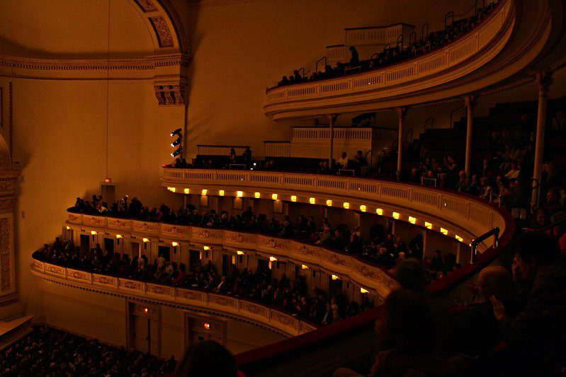 Carnegie Hall balconies