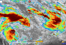 The Australian Monsoon Trough In Full Swing Across Northern Australia in Early Wet Season
