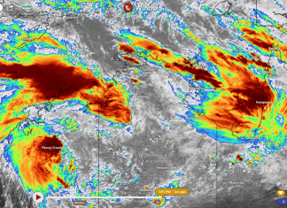 The Australian Monsoon Trough In Full Swing Across Northern Australia in Early Wet Season