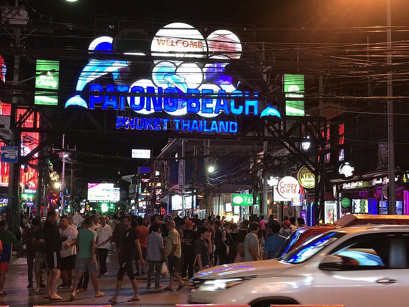 The nightlife in bangkok