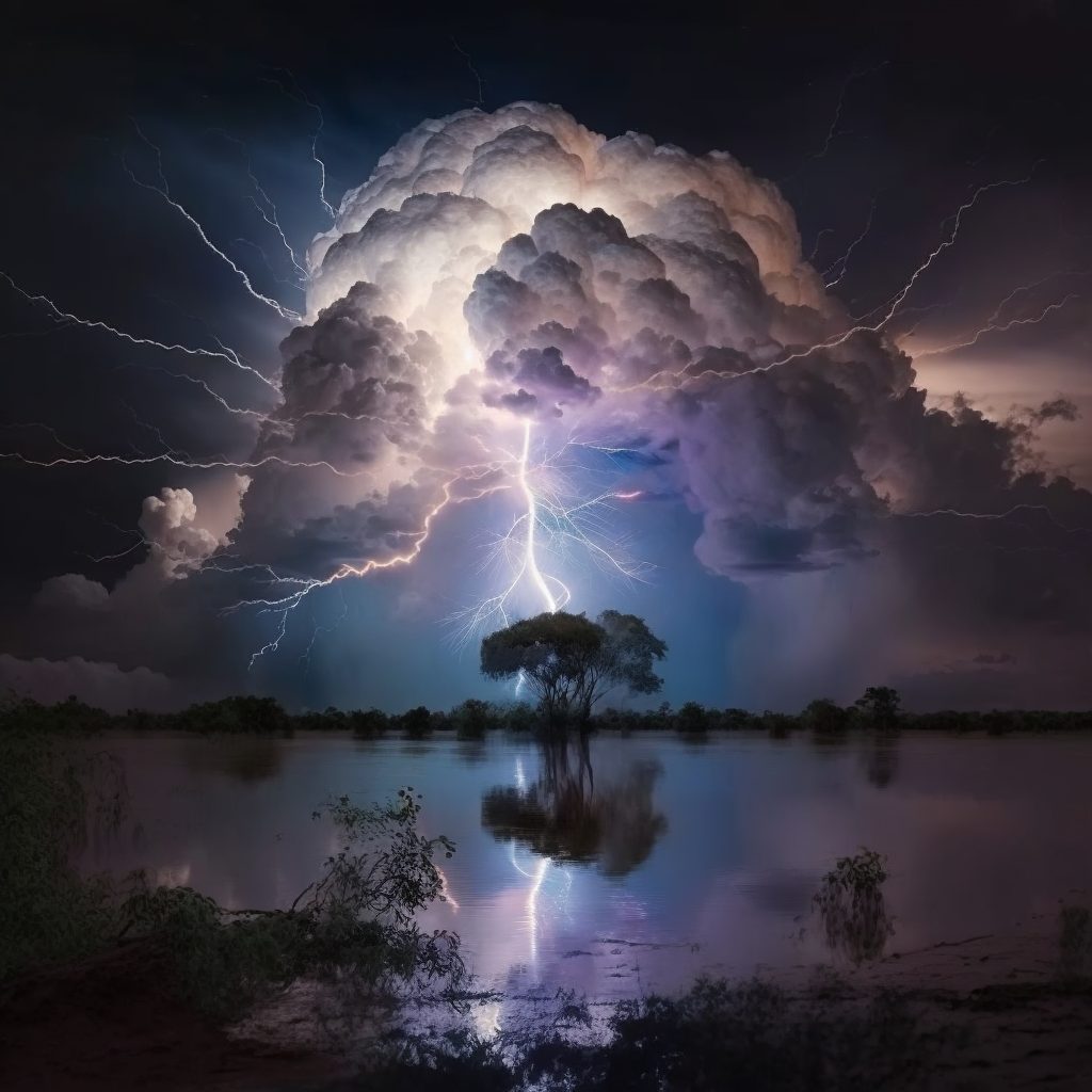 Electric skies of catatumbo lightning