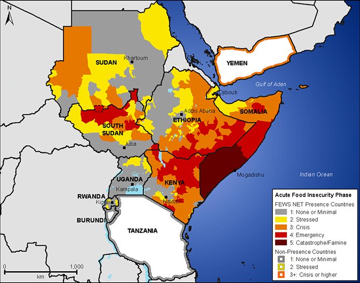 East africa drought