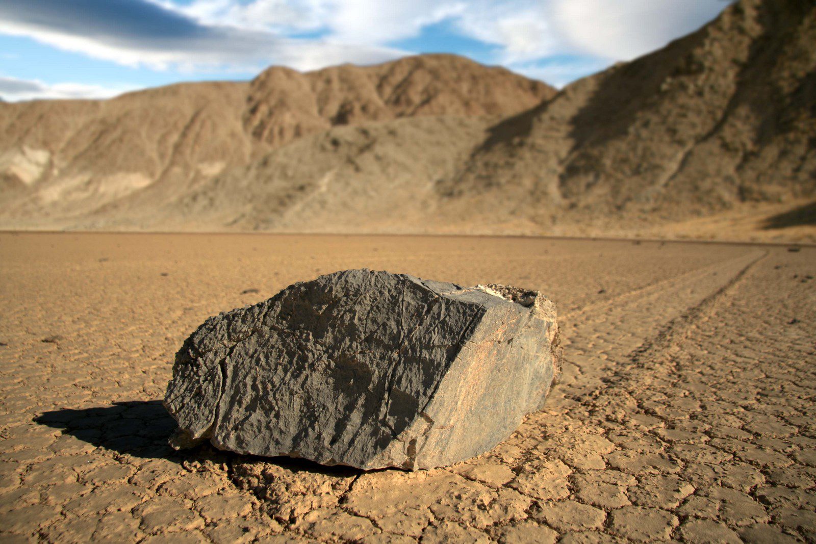 Another sailing stone in Racetrack Playa