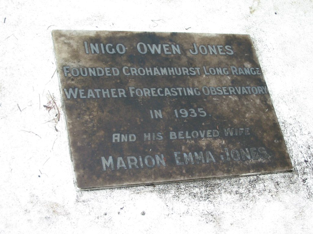 Plaque on his grave peachester cemetery